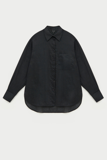Рубашка женская Finn Flare FSE11051 черная XS