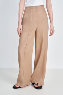 Брюки женские Finn Flare FSE110248 коричневые L