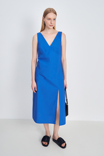 Платье женское Finn Flare FSE110147 синее XS