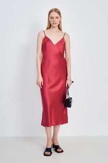 Платье женское Finn Flare FSE51013 красное M