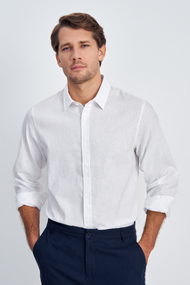 Рубашка мужская Finn Flare FSE21082 белая M