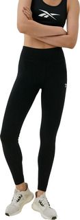 Леггинсы женские Reebok Identity Small Logo Cotton Leggings черные 2XS