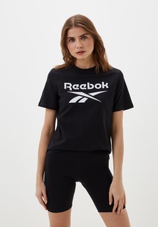 Футболка женская Reebok Identity Big Logo T-shirt черная 2XS