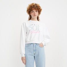 Свитшот женский Levis Women Graphic Vintage Crewneck Sweatshirt белый S Levis®