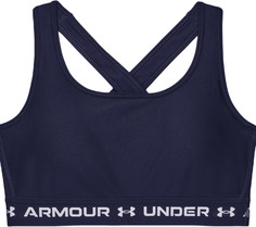 Топ женский Under Armour W Dfo Crossback Mid Printed синий XS
