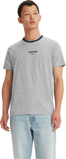 Футболка мужская Levis Men Graphic Crewneck Tee серая M Levis®