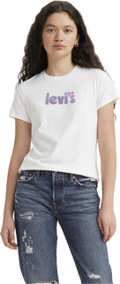 Футболка женская Levis Women The Perfect Tee белая XS Levis®