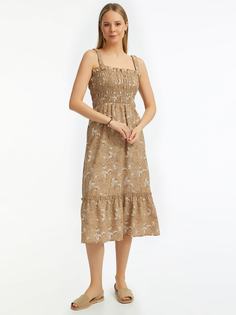 Сарафан женский oodji 11900236 бежевый 38