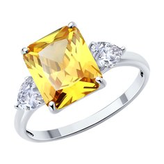 Кольцо из серебра р. 20 SOKOLOV 94014219, фианит