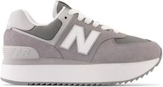 Кроссовки женские New Balance 574 серые 8.5 US