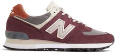 Кроссовки унисекс New Balance 576 бордовые 7.5 US