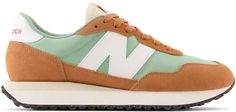 Кроссовки унисекс New Balance 237 зеленые 6 US