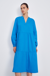 Платье женское Finn Flare FSC110216 голубое S