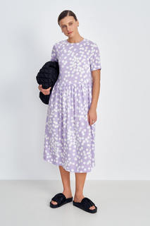 Платье женское Finn Flare FSD110215 фиолетовое XS