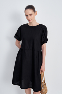 Платье женское Finn Flare FSE11003 черное 2XL
