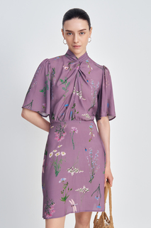 Платье женское Finn Flare FSE110108 фиолетовое XS