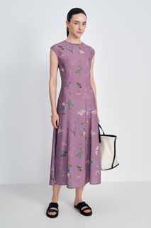 Платье женское Finn Flare FSE110111 фиолетовое XL