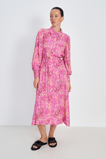 Платье женское Finn Flare FSE110218 розовое XL