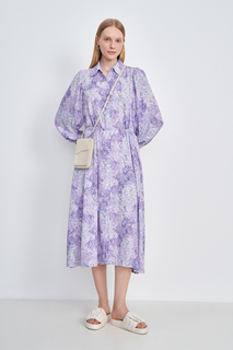 Платье женское Finn Flare FSE110218 фиолетовое XL