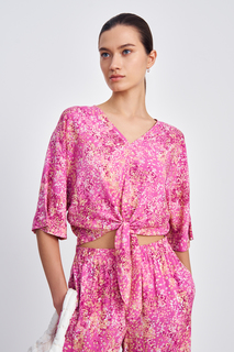 Блуза женская Finn Flare FSE110227 розовая L