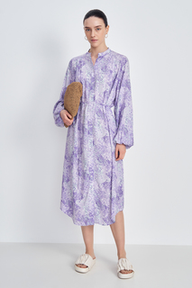 Платье женское Finn Flare FSE110230 фиолетовое XS
