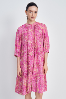 Платье женское Finn Flare FSE110238 розовое L