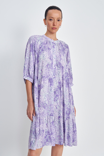 Платье женское Finn Flare FSE110238 фиолетовое L