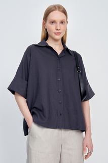 Рубашка женская Finn Flare FSE110259 серая XL