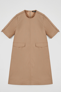 Платье женское Finn Flare FSE110269 коричневое L