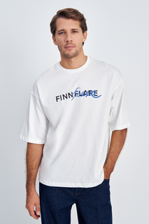 Футболка унисекс Finn Flare PBE91000P белая one size