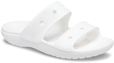 Шлепанцы унисекс Crocs Classic Sandal белые M7 US; W9 US