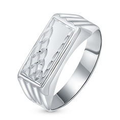 Кольцо печатка из серебра р. 20 585Gold 901001169
