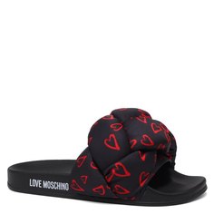 Шлепанцы женские Love Moschino JA28312G черные 39 EU