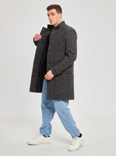 Пальто мужское Каляев 71387 черное 54 RU