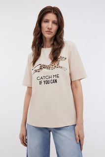 Футболка женская Baon B2324049 бежевая XL