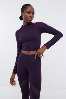 Лонгслив женский Baon B2124012 фиолетовый L