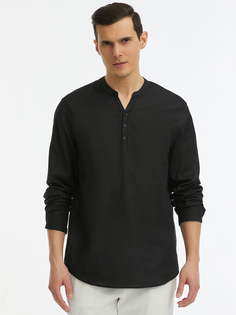 Рубашка мужская oodji 3B320002M-5 черная XL