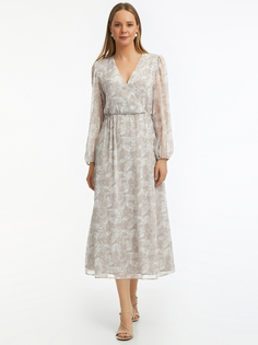 Платье женское oodji 11913079 бежевое 34