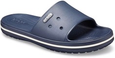 Шлепанцы унисекс Crocs Crocband III Slide синие M5 US; W7 US