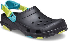 Шлепанцы мужские Crocs All Terrain Clog Blk/Mlti черные M10 US; W12 US