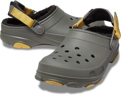 Шлепанцы унисекс Crocs All Terrain Lined Clog зеленые M4 US; W6 US