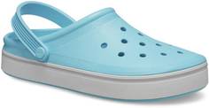 Шлепанцы унисекс Crocs Off Court Clog Npt голубые M9 US; W11 US