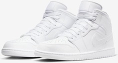 Кеды мужские Nike Air Jordan 1 Mid белые 7.5 US