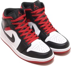 Кеды мужские Nike Air Jordan 1 Mid черные 8 US