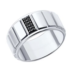 Кольцо из серебра р. 19,5 Diamant 94-110-02156-1, фианит