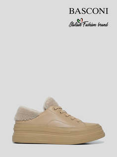 Кеды женские BASCONI 104064B-QM бежевые 38 RU