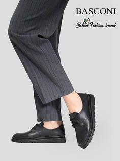 Полуботинки женские BASCONI F50043B3-YP черные 38 RU