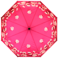 Зонт складной женский автоматический Zemsa 11-007 ZM розовый