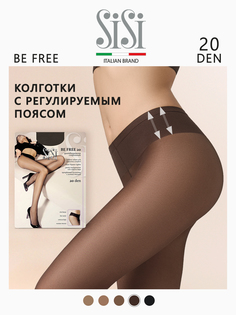 Колготки женские Sisi BE FREE VITA BASSA коричневые 3 (M)