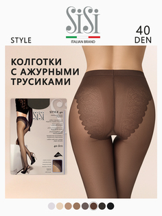 Колготки женские Sisi STYLE коричневые 5 (XL)